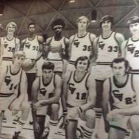 Grand Valley Basketball team from 1972.